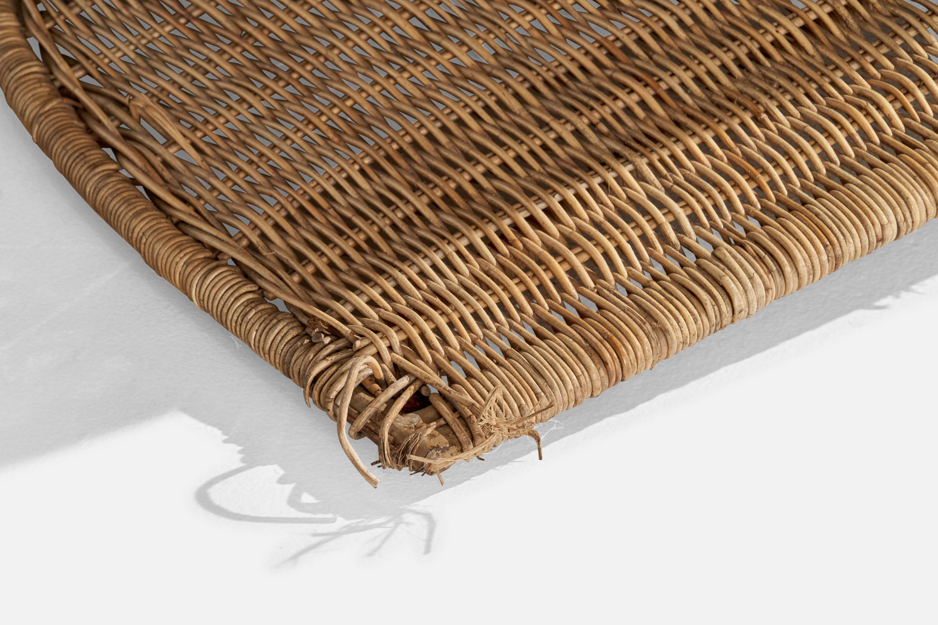 Miller Fong, Lounge Chairs, Wicker, Steel, USA, 1960s 8
