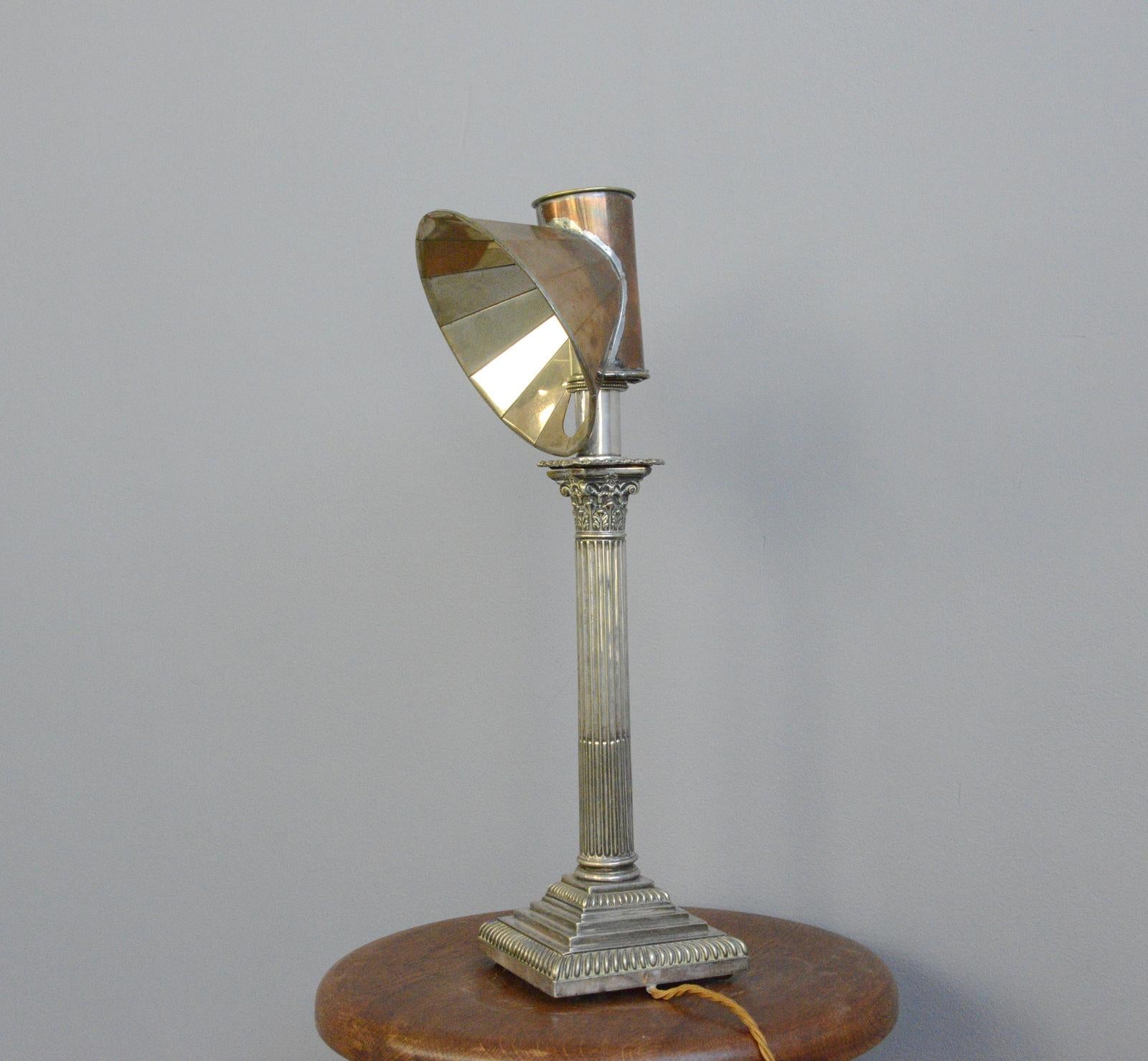 Miller's of London Reading Lamp, circa 1880 In Good Condition In Gloucester, GB