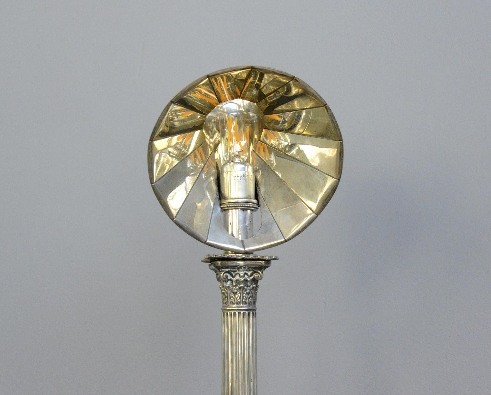 Late 19th Century Miller's of London Reading Lamp, circa 1880