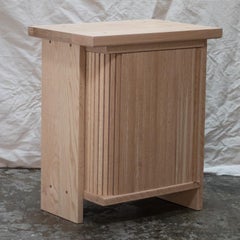 Millet Natural Oak Cabinet With Tambour Door