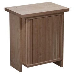 Millet Natural Oak Cabinet With Tambour Door