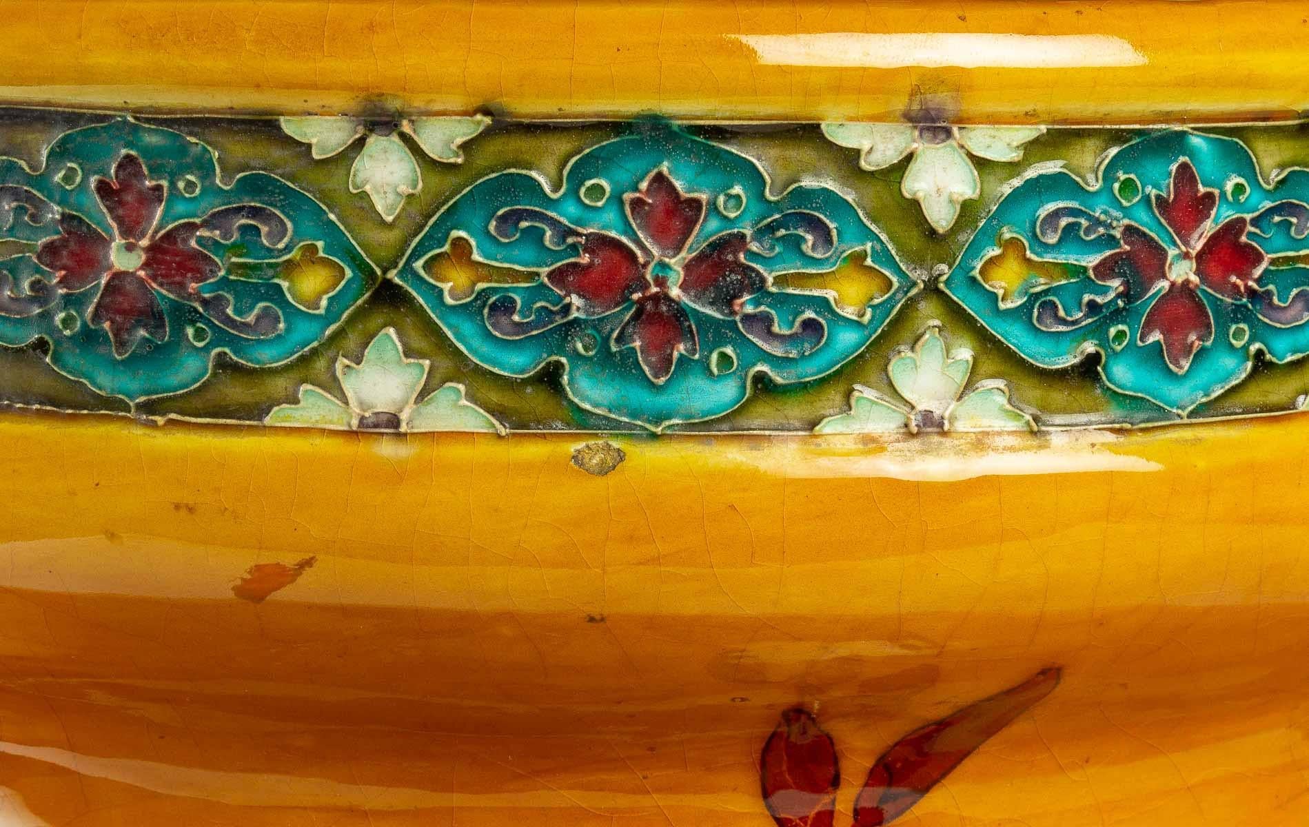 Art Nouveau Millet Vase of Sèvres