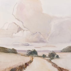 As the Story Unfolds by Millie Gosch Square Impressionist Framed Landscape