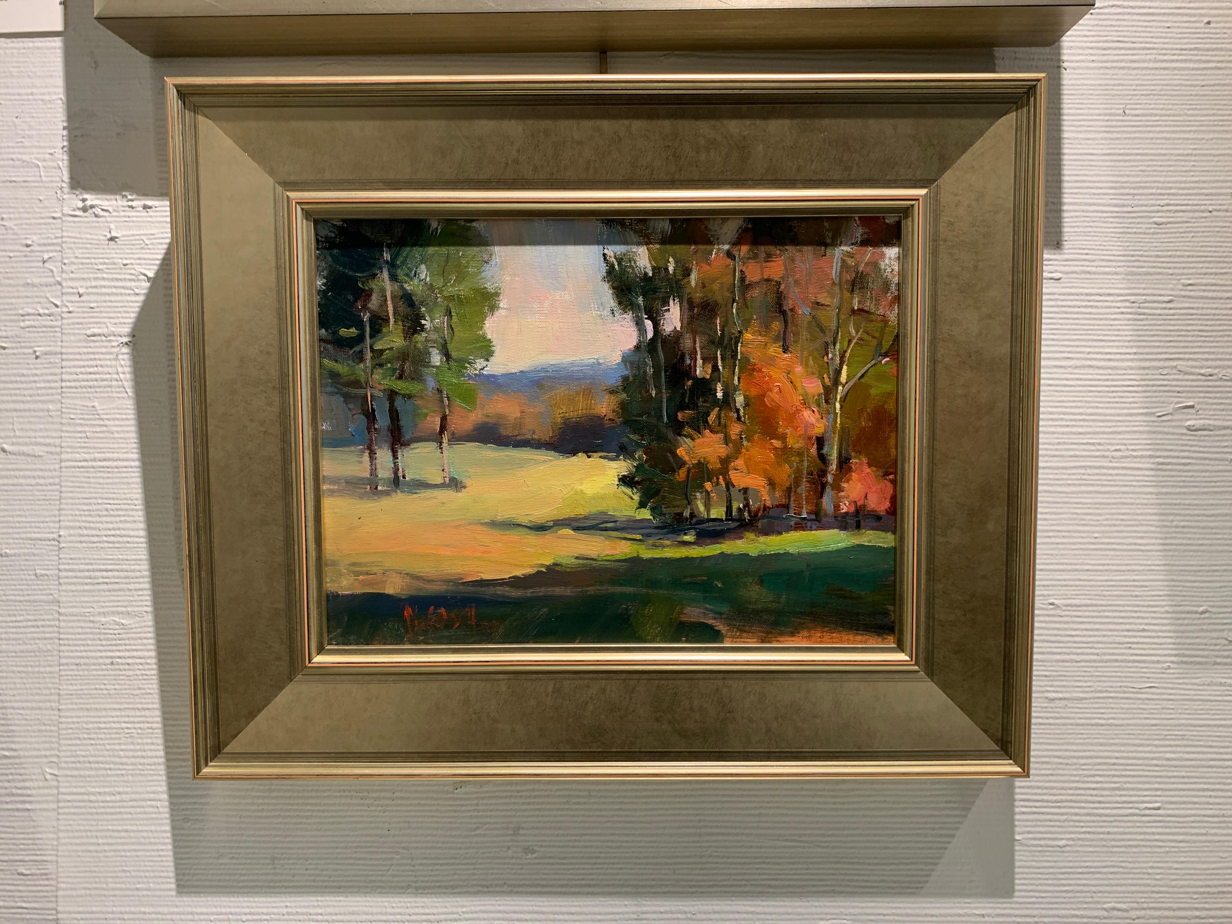 Back and Forth by Millie Gosch, Framed Impressionist Landscape Painting 1