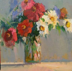 Bunch of Joy di Millie Gosch Petite Impressionist con cornice floreale