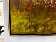 Harvest Dreams by Millie Gosch Impressionist Oil Framed Landscape Painting