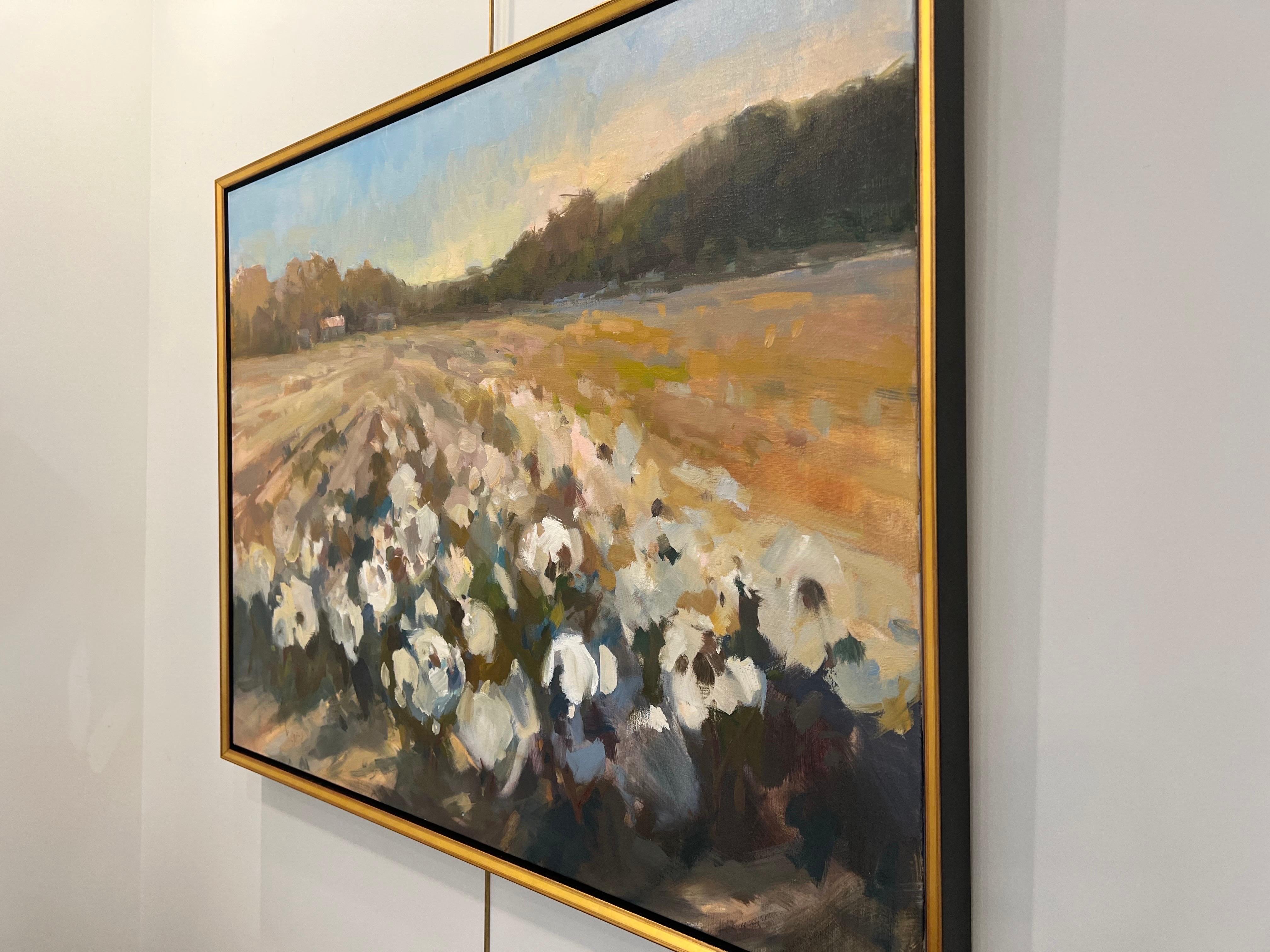In Cotton by Millie Gosch Impressionist Plein Air Landscape Painting 3