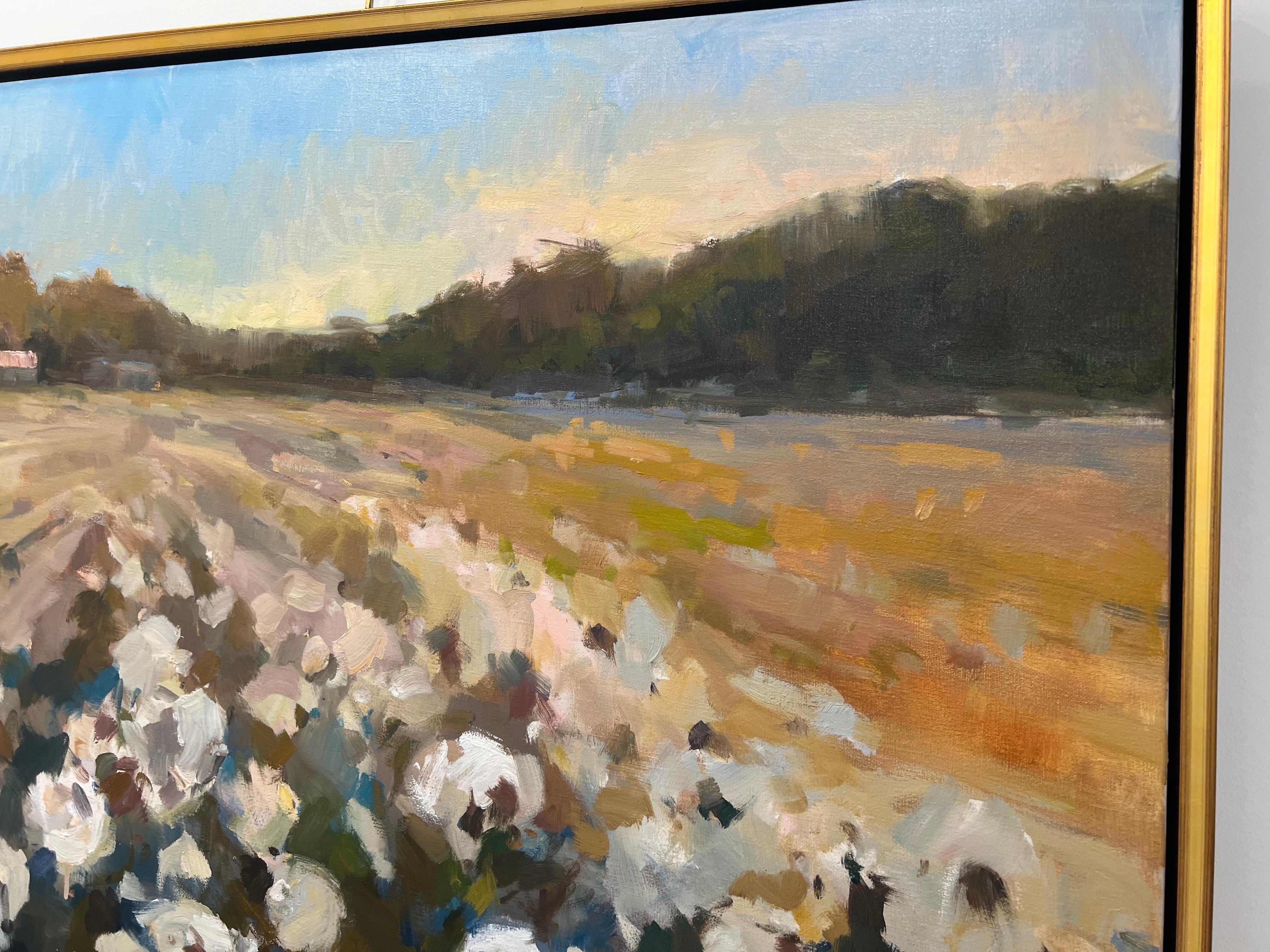 In Cotton by Millie Gosch Impressionist Plein Air Landscape Painting 4