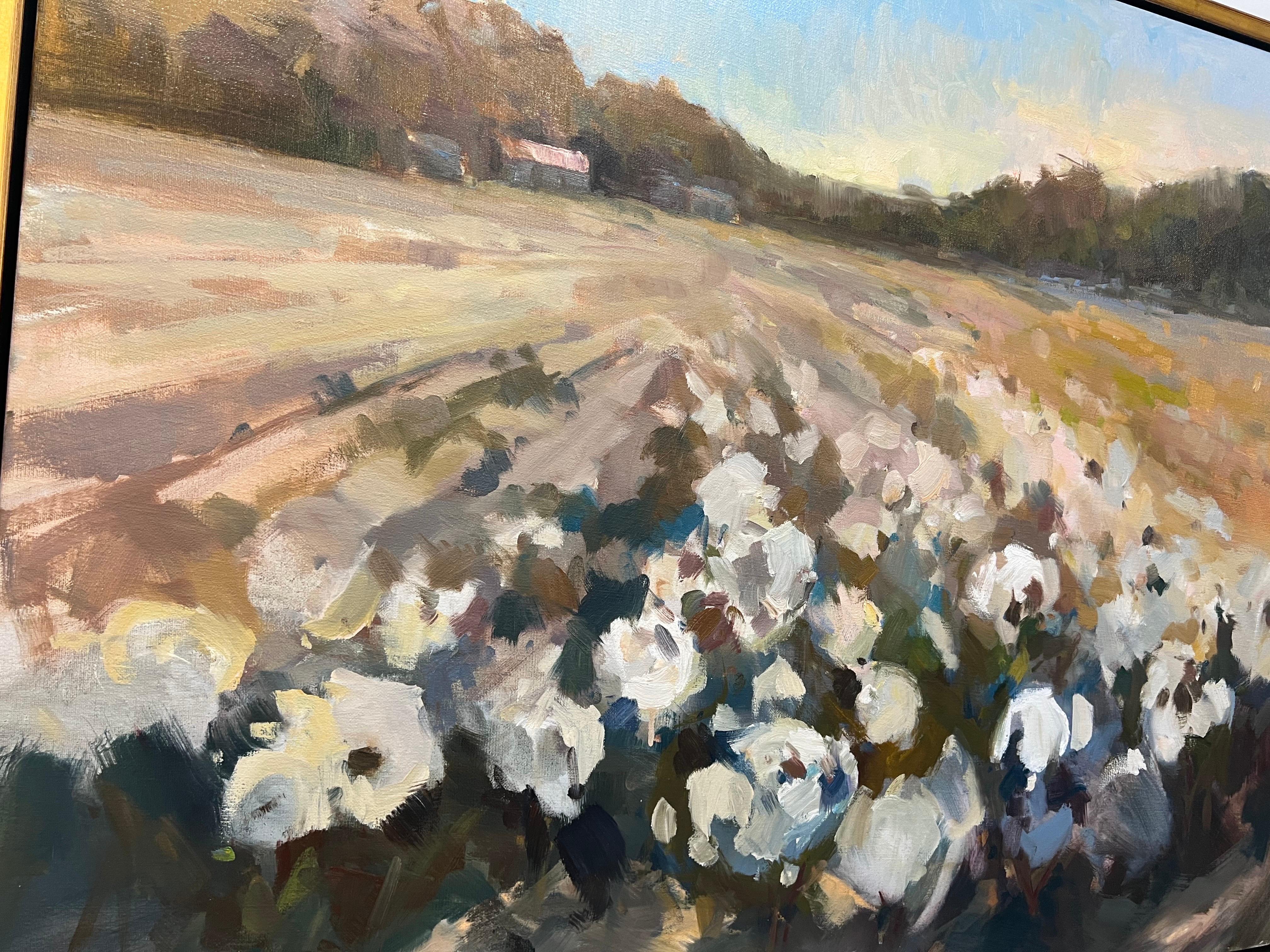 In Cotton by Millie Gosch Impressionist Plein Air Landscape Painting 5
