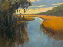 Jeckyll Island Joy by Millie Gosch, Framed Impressionist Landscape Oil Painting