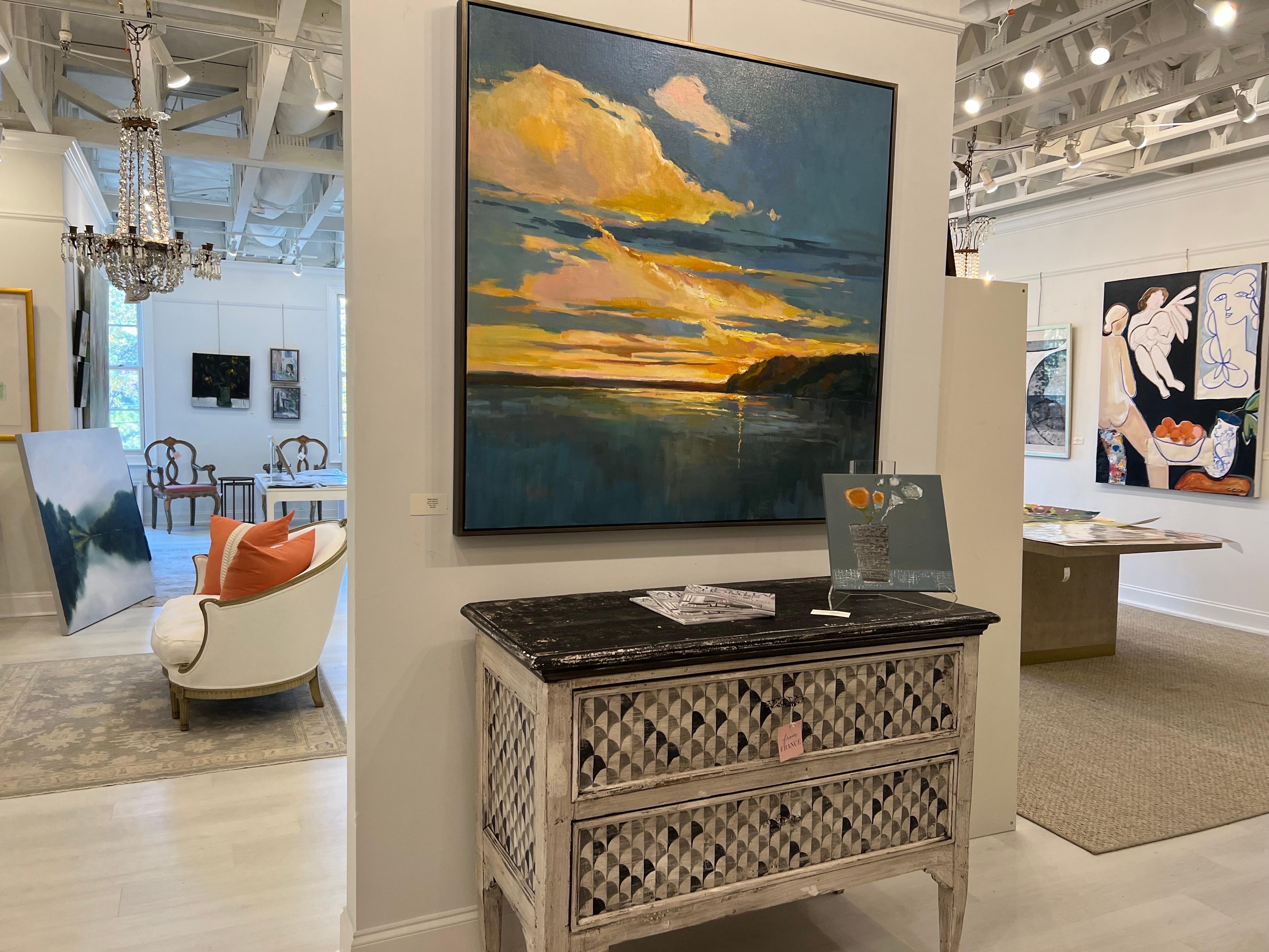Il lago di Haven di Millie Gosch Quadro impressionista con cornice 1