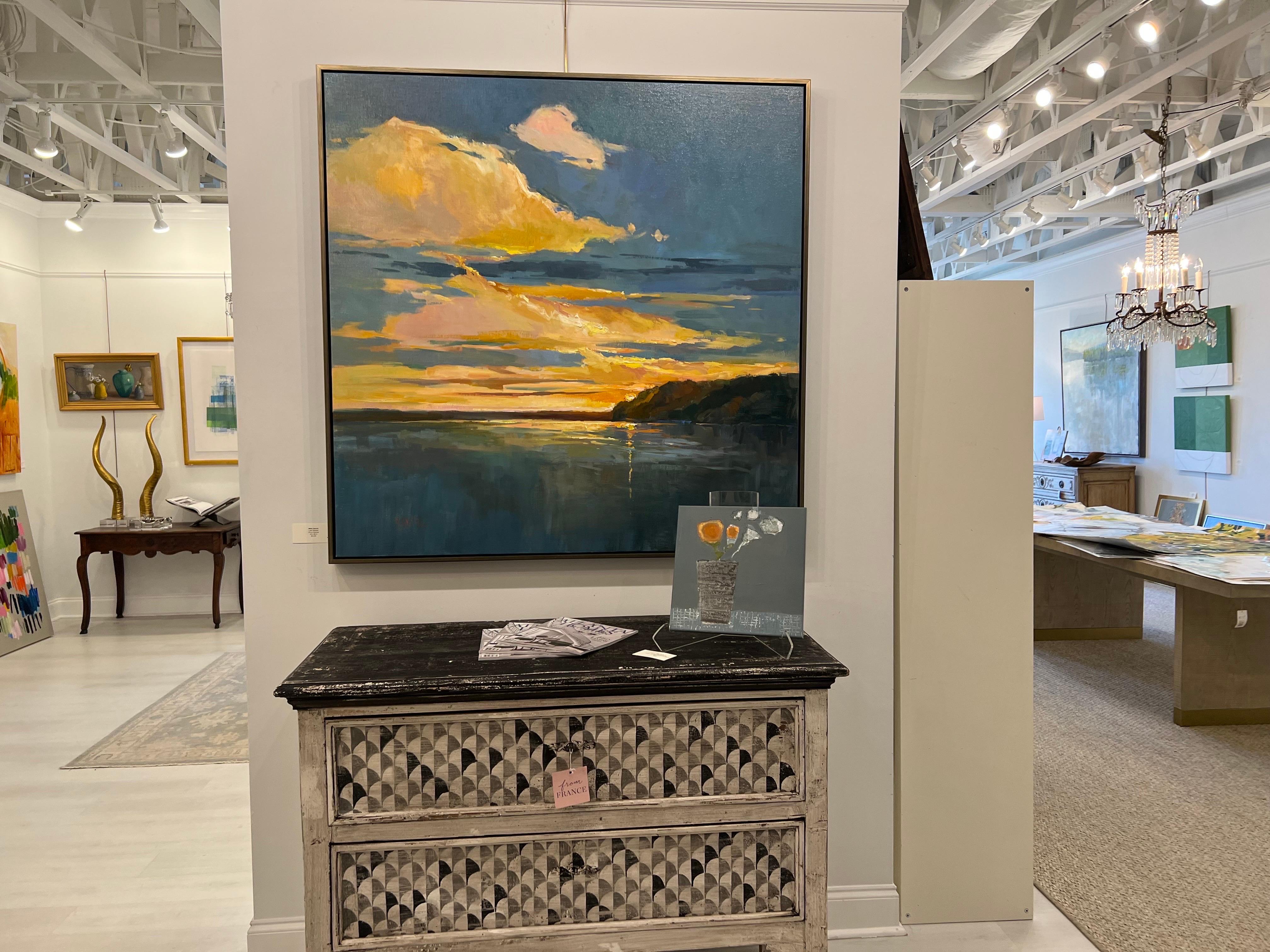 Il lago di Haven di Millie Gosch Quadro impressionista con cornice 4