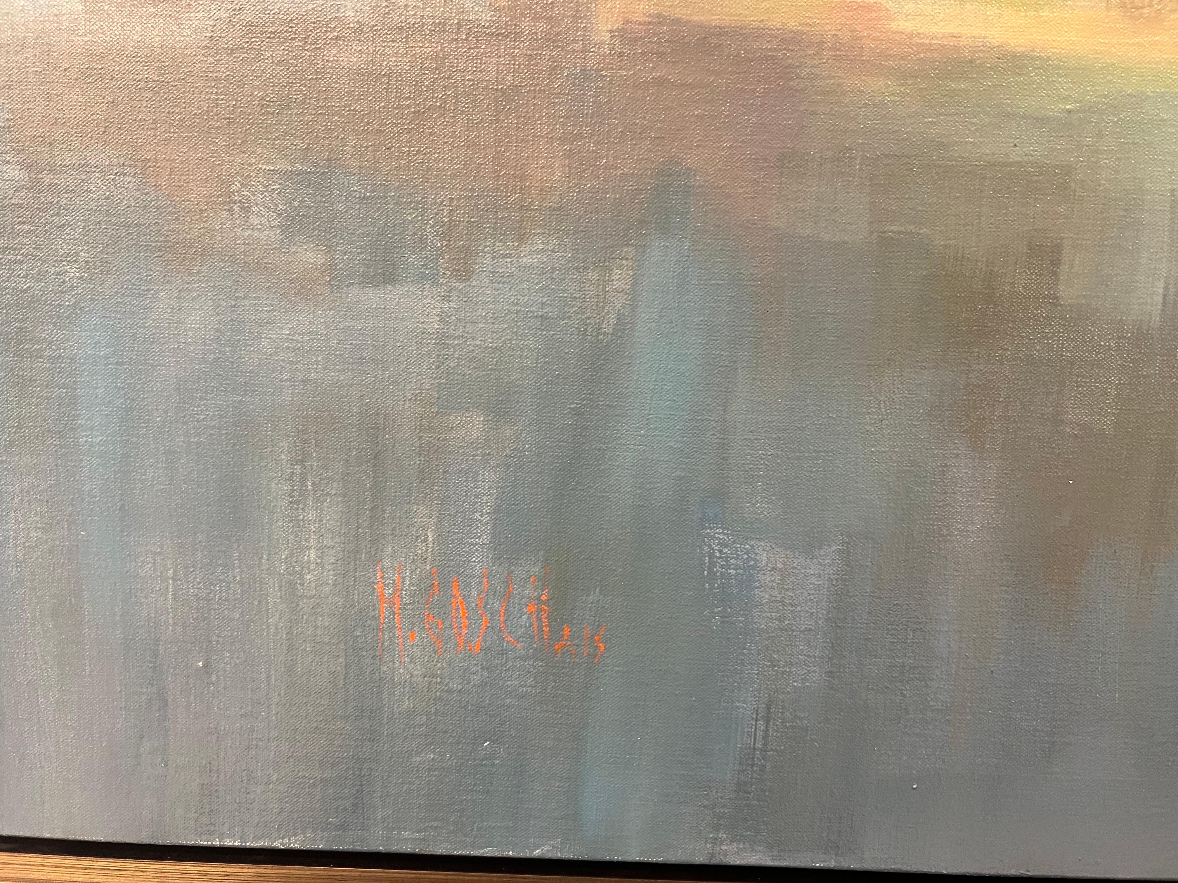 Il lago di Haven di Millie Gosch Quadro impressionista con cornice 5