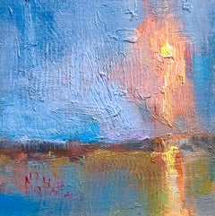 Leichter Glanz von Millie Gosch,  Gerahmtes impressionistisches Gemälde, Öl auf Leinwand