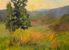 Mountain Colors by Millie Gosch Impressionist Plein Air Frame Landscape Painting