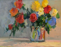 Rooted in Color by Millie Gosch Petite Impressionist Framed Floral