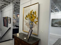 Small Landscape Painting Oil on Linen Board Impressionist Landscape Framed