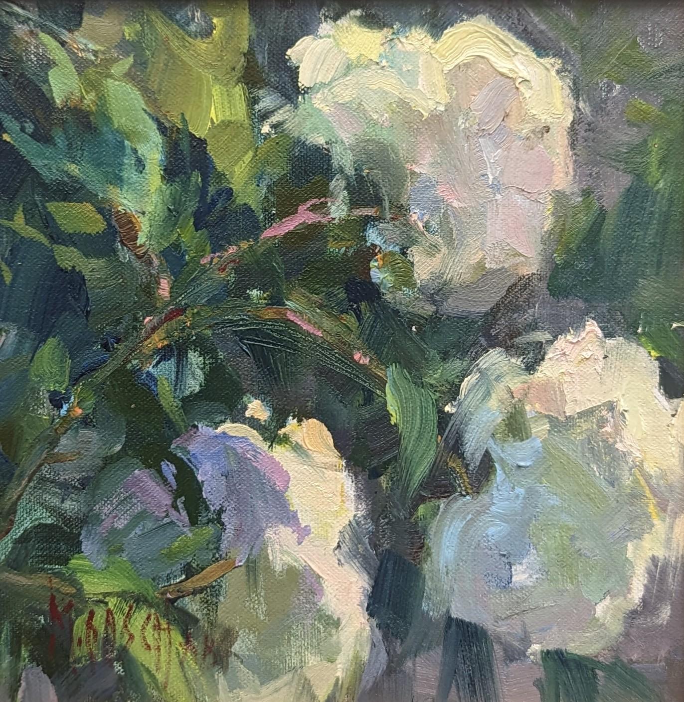 Unframed this piece is 8 x 8

Millie Gosch is an avid plein air painter who paints studies from real life and from these studies she creates her beautiful landscape pieces. An experienced artist, she has worked for over 25 years as a professional