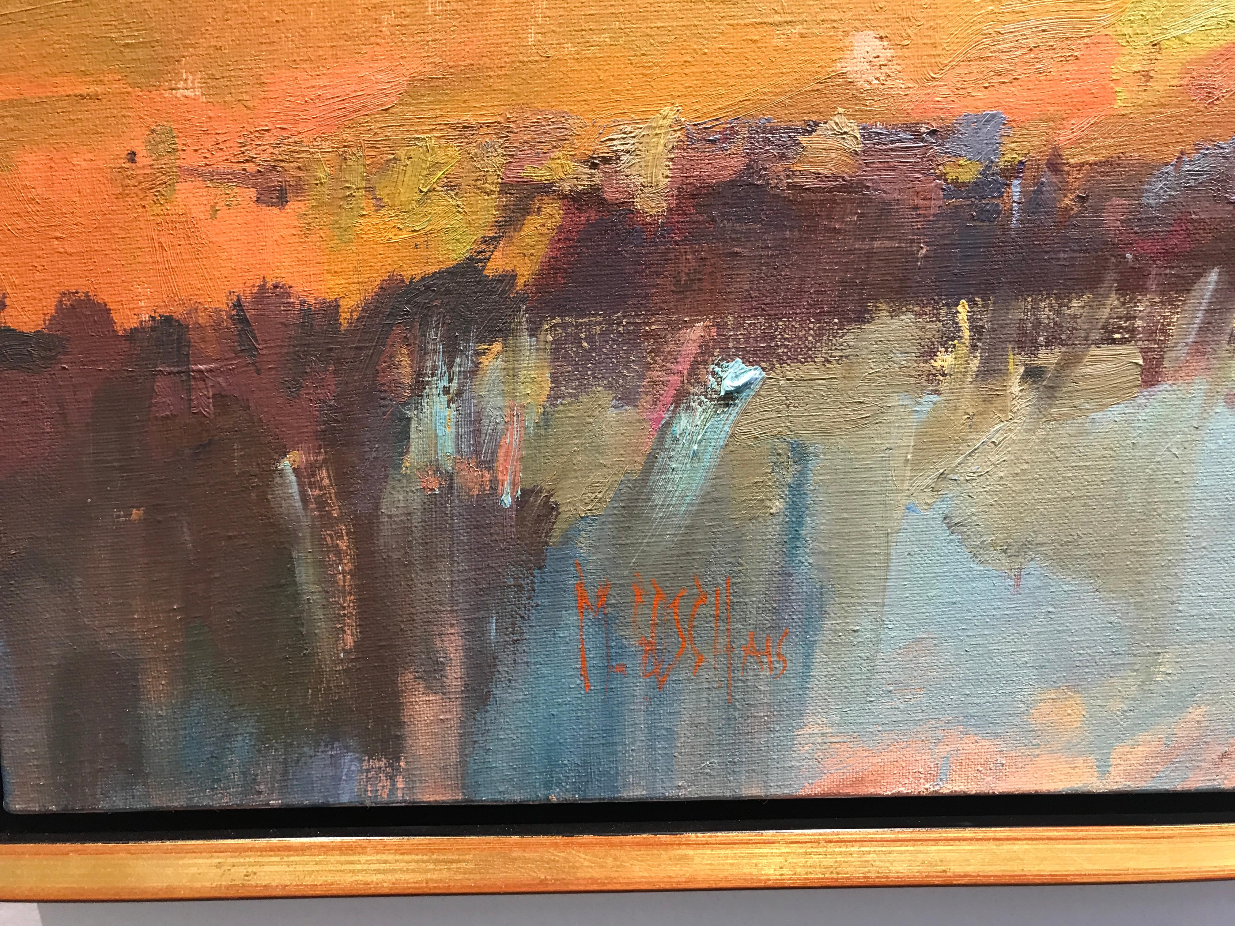Summer Glory, Millie Gosch 2018 Impressionist Oil on Canvas Plein Air Painting 4