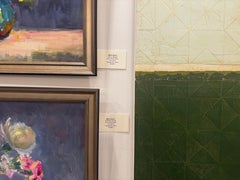 Valentine Sonata, Contemporary Floral Still Life Oil Painting