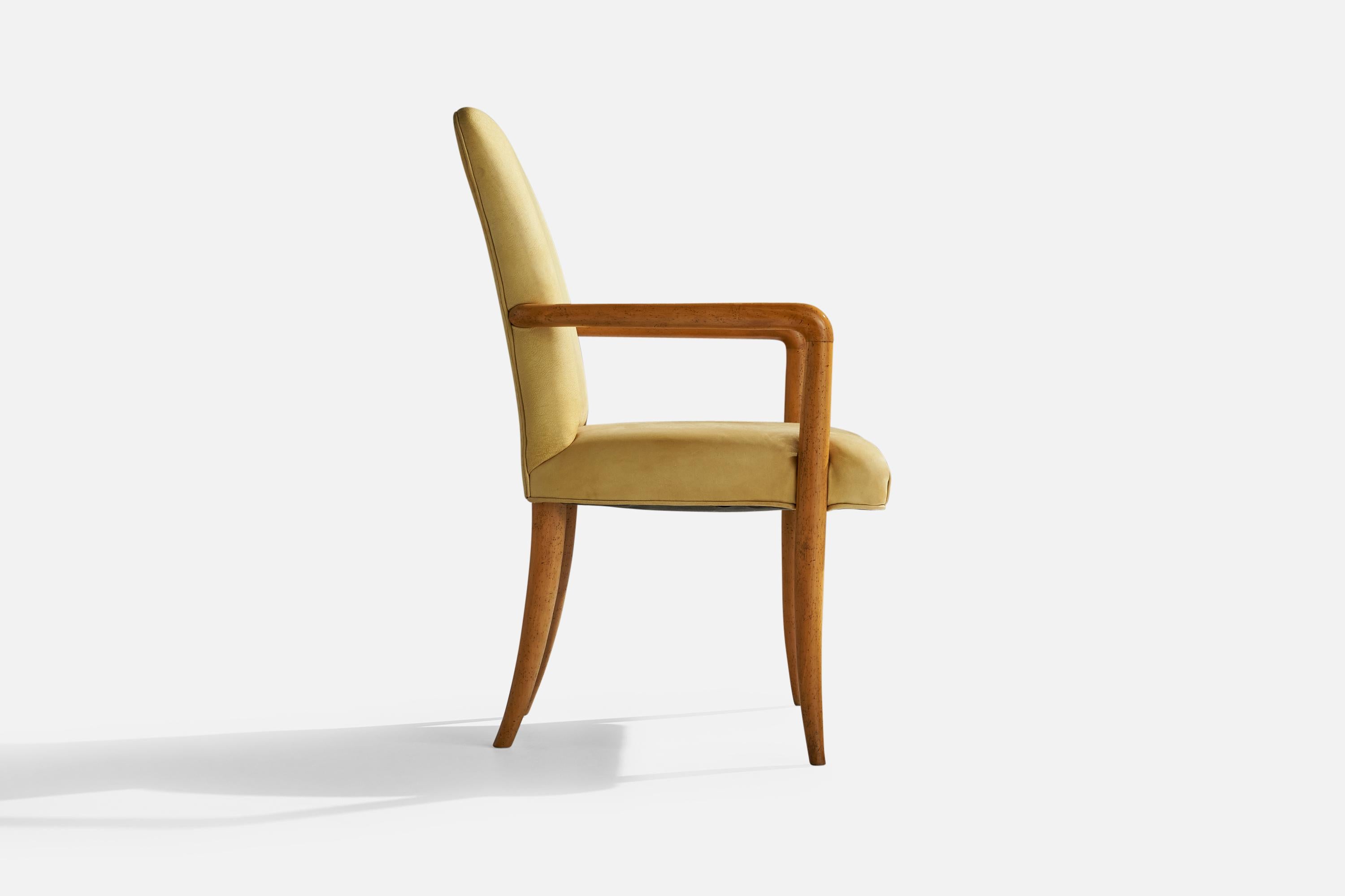 Milling Road, Armchairs, Leather, Wood, USA, 1990s at 1stDibs