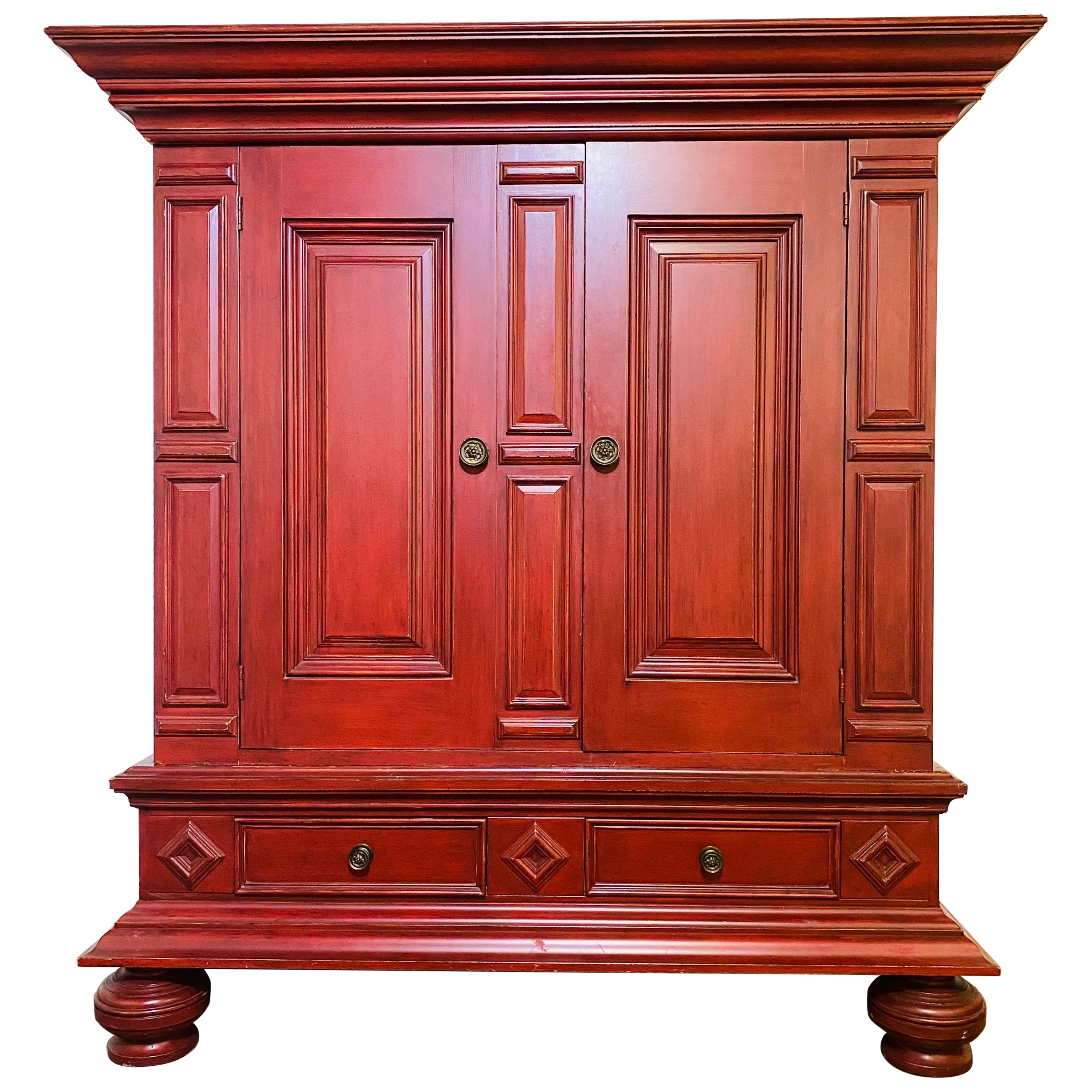 Milling Road by Baker furniture Company Dutch style two door armoire
