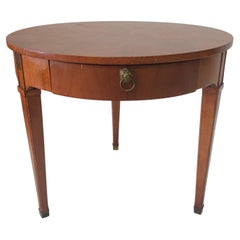 Milling Road By Baker Furniture Mahogany and Brass Fittings Gueridon Table