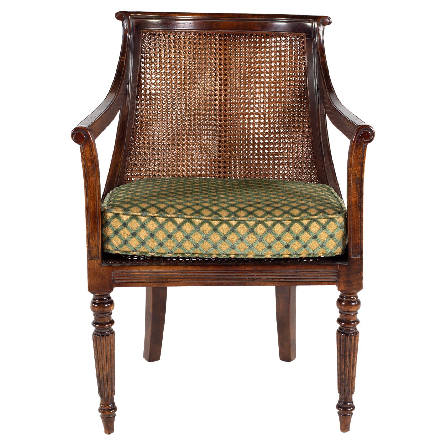 Vintage Baker Cane Back Chairs at 1stDibs