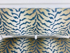 Milling Road for Baker French Empire Settee designed by Darryl Carter