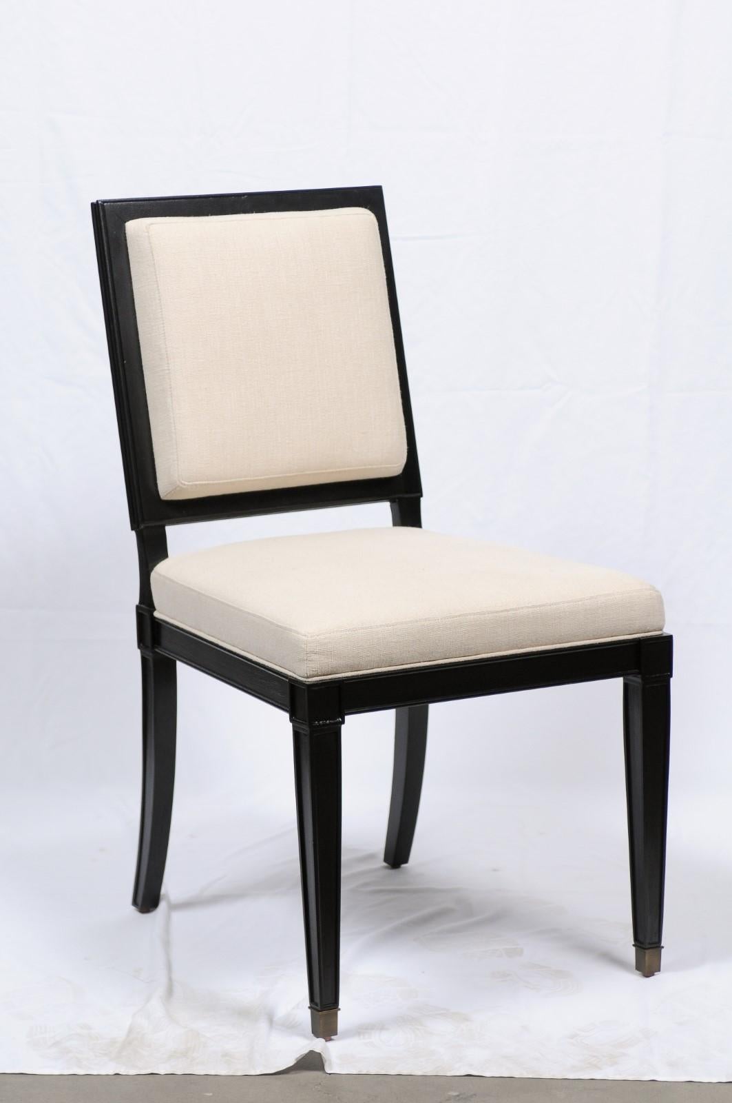 Mahogany Milling Road Windom Side Chair by Darryl Carter for Baker