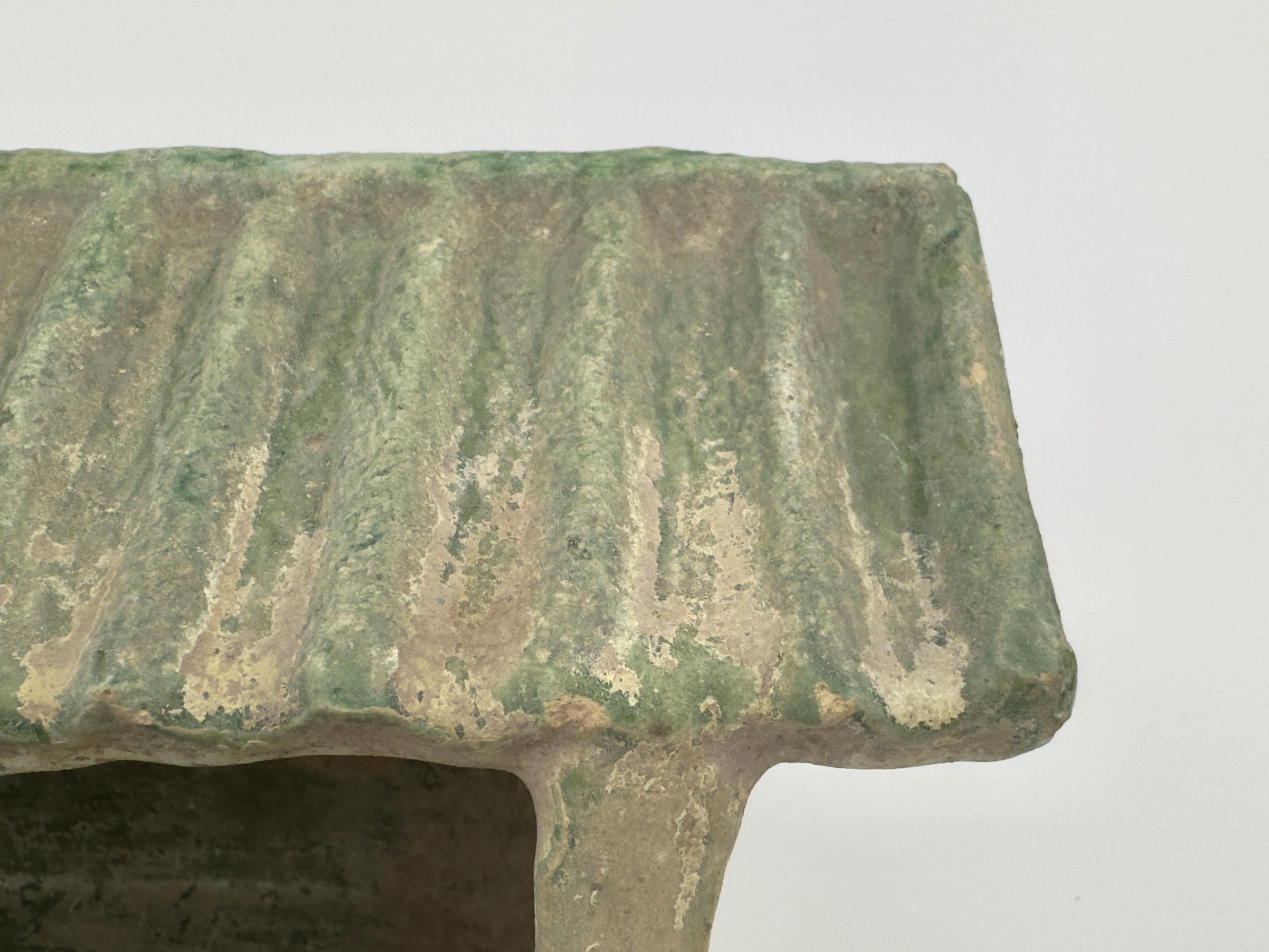 Milling Shed pottery with Green Glaze, Eastern Han Dynasty For Sale 4