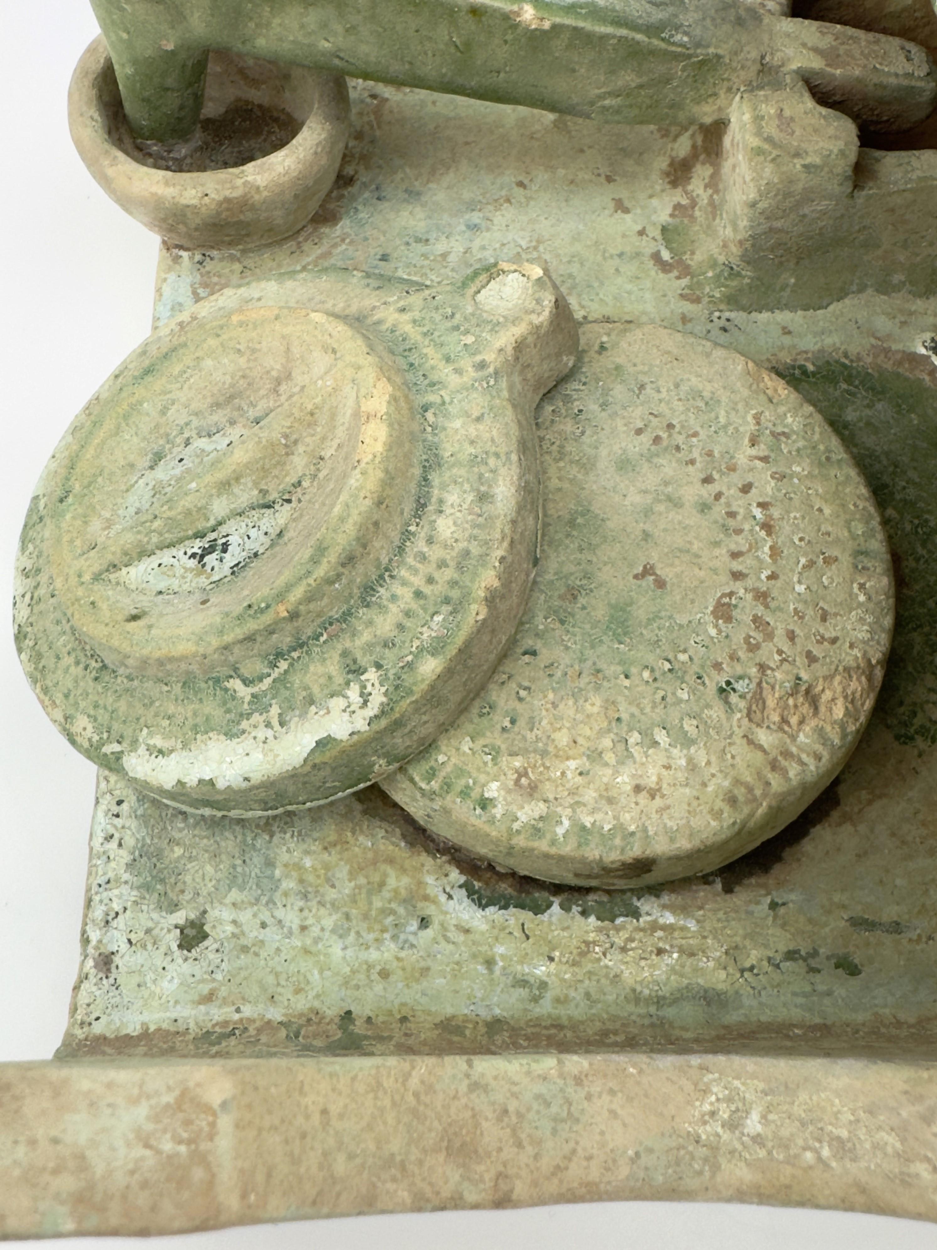 Milling Shed pottery with Green Glaze, Eastern Han Dynasty For Sale 6