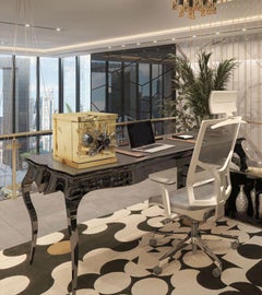 Millionaire Jewelry Safe - Handgefertigtes vergoldetes Messing vergoldet - Boca do Lobo