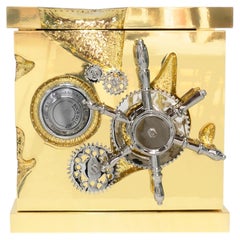 Boca do Lobo Millionaire Jewelry Safe in Gold-Plated Brass