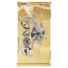 Boca do Lobo Millionaire Luxury Safe in Gold-Plated Brass