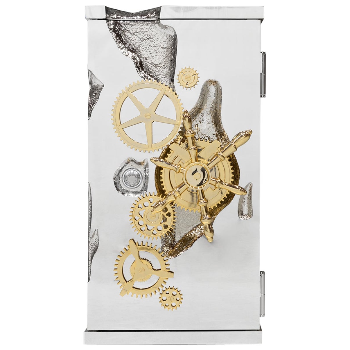 Millionaire Silver Luxury Safe - Hand-Crafted Gold Plate Brass - Boca do Lobo