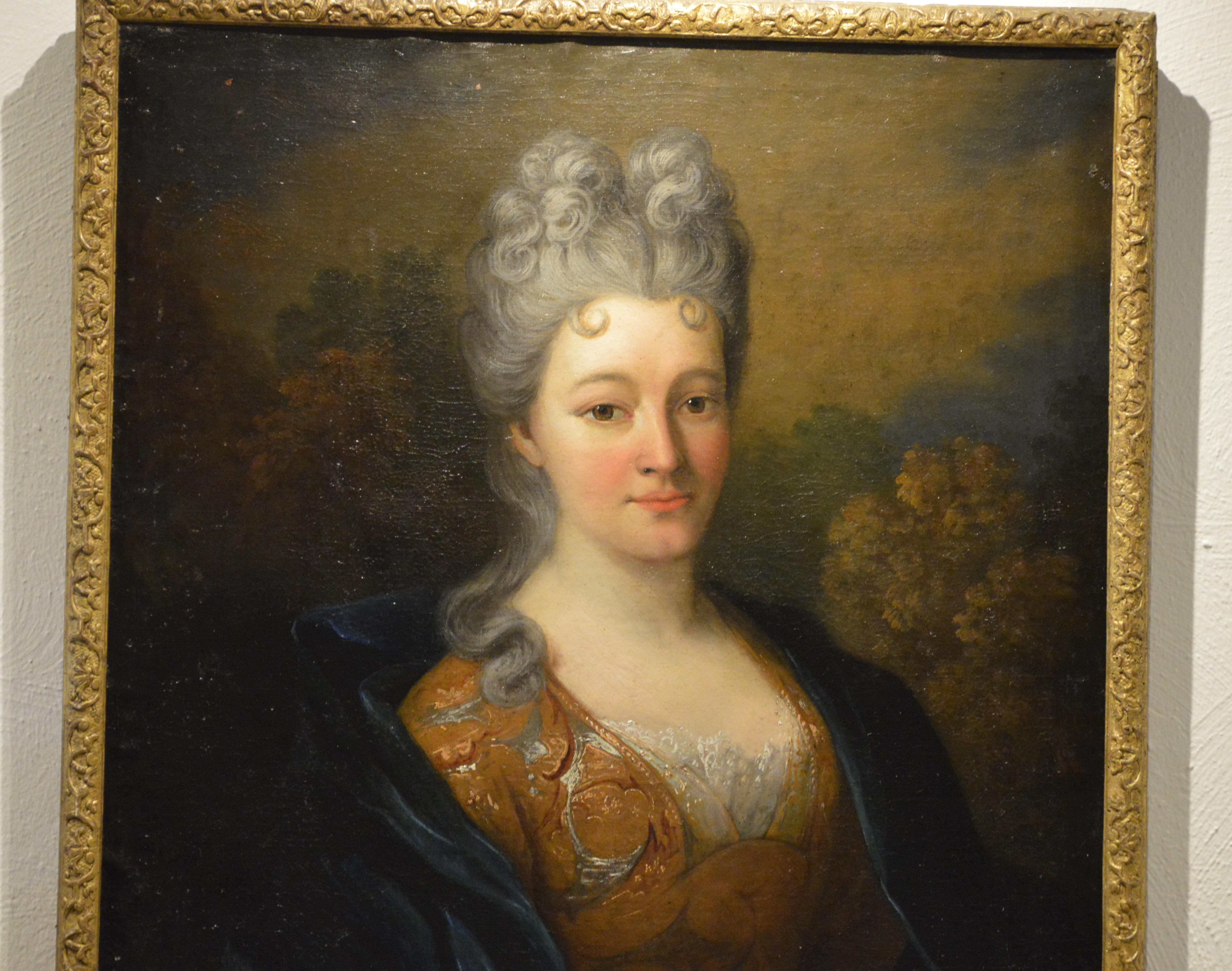 Attributed to MILLOT, Henri Portrait of a Lady For Sale 13