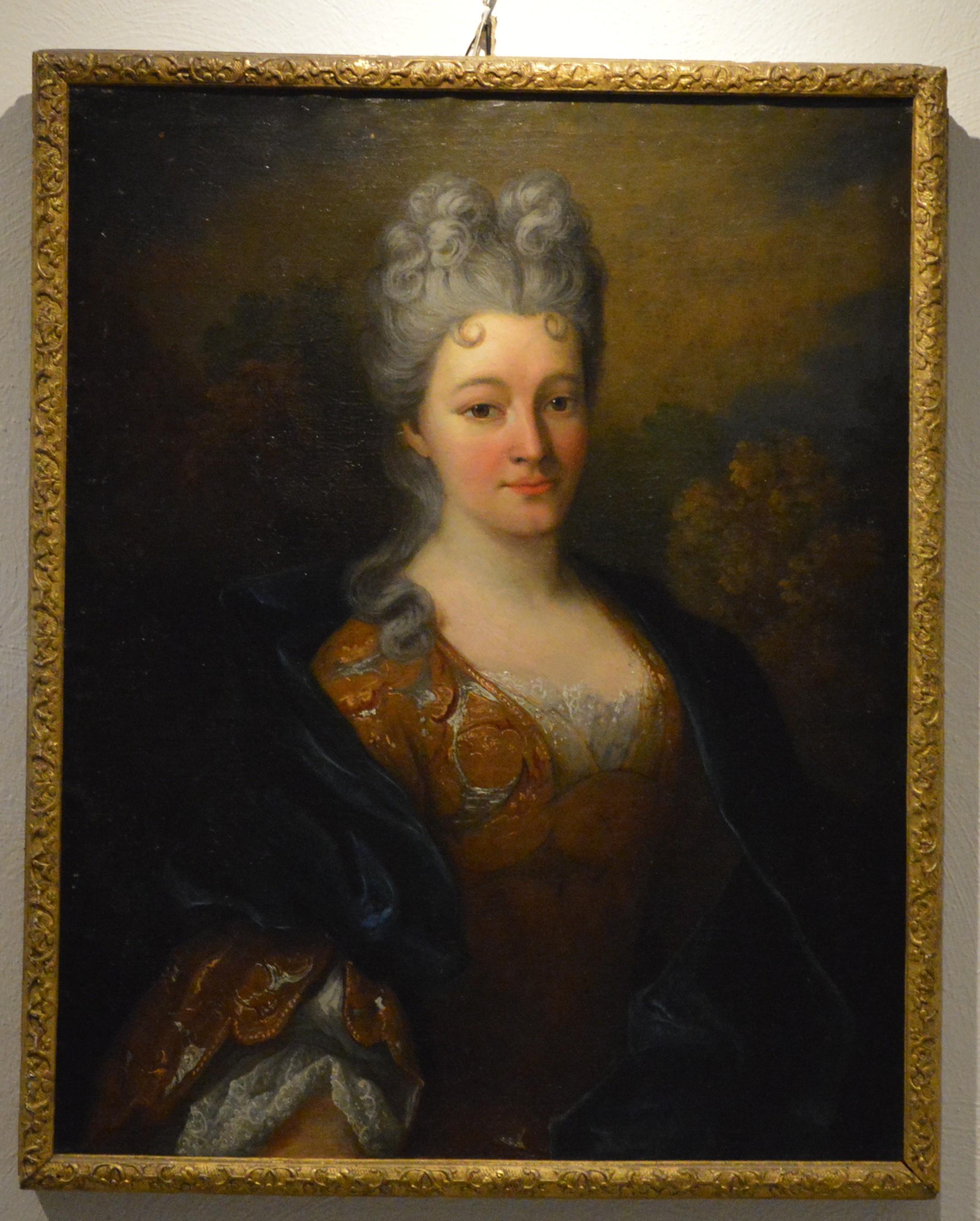 Attributed to MILLOT, Henri Portrait of a Lady For Sale 15