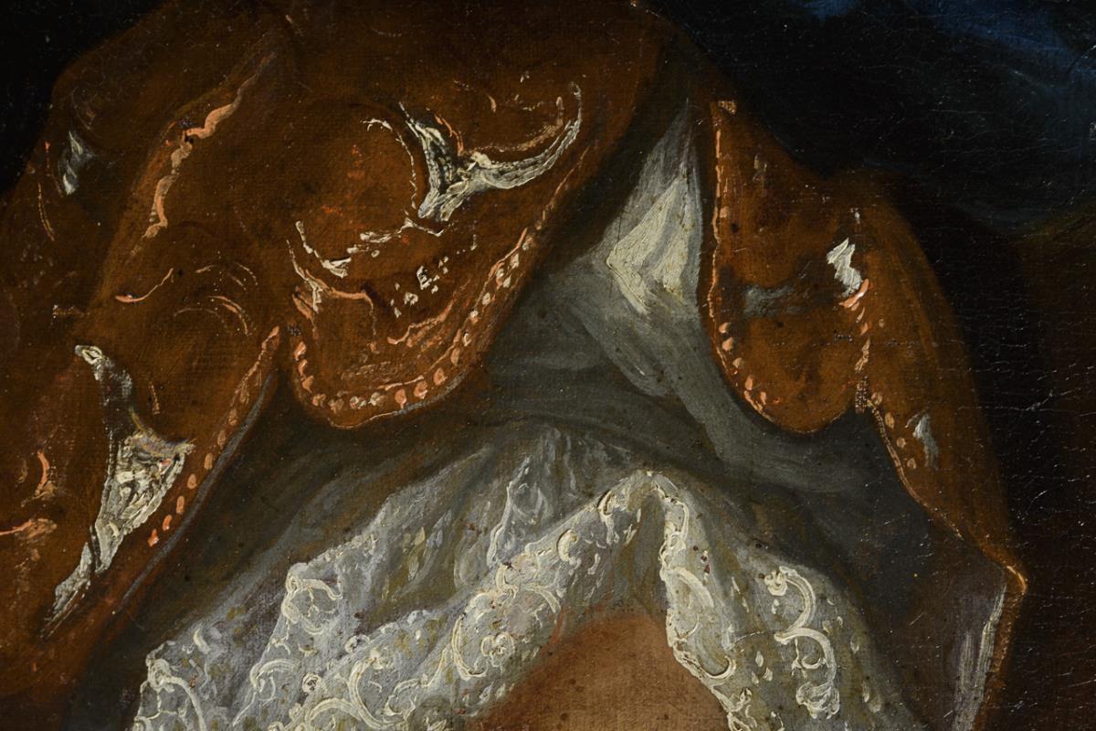 Attributed to MILLOT, Henri Portrait of a Lady For Sale 3