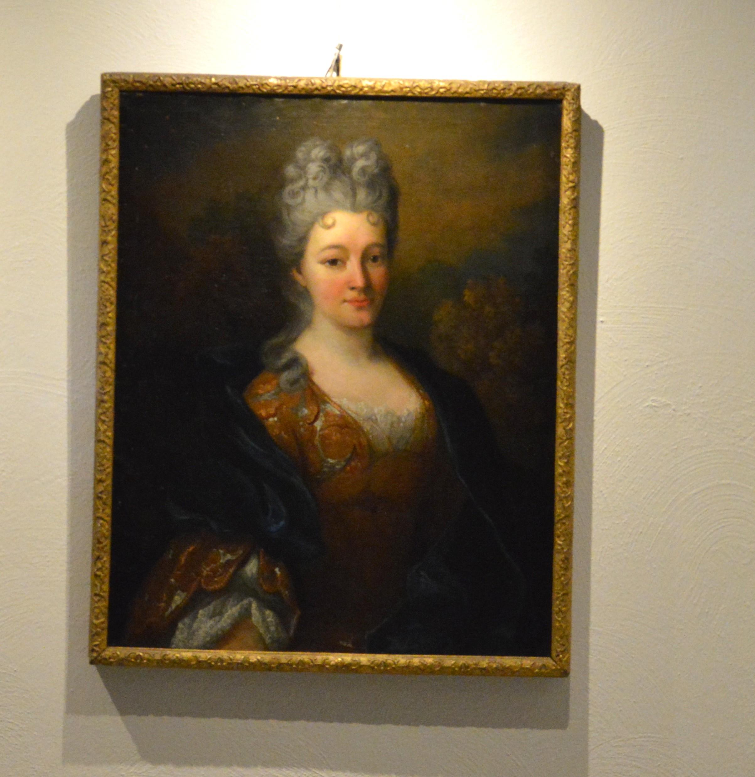 Attributed to MILLOT, Henri Portrait of a Lady For Sale 6