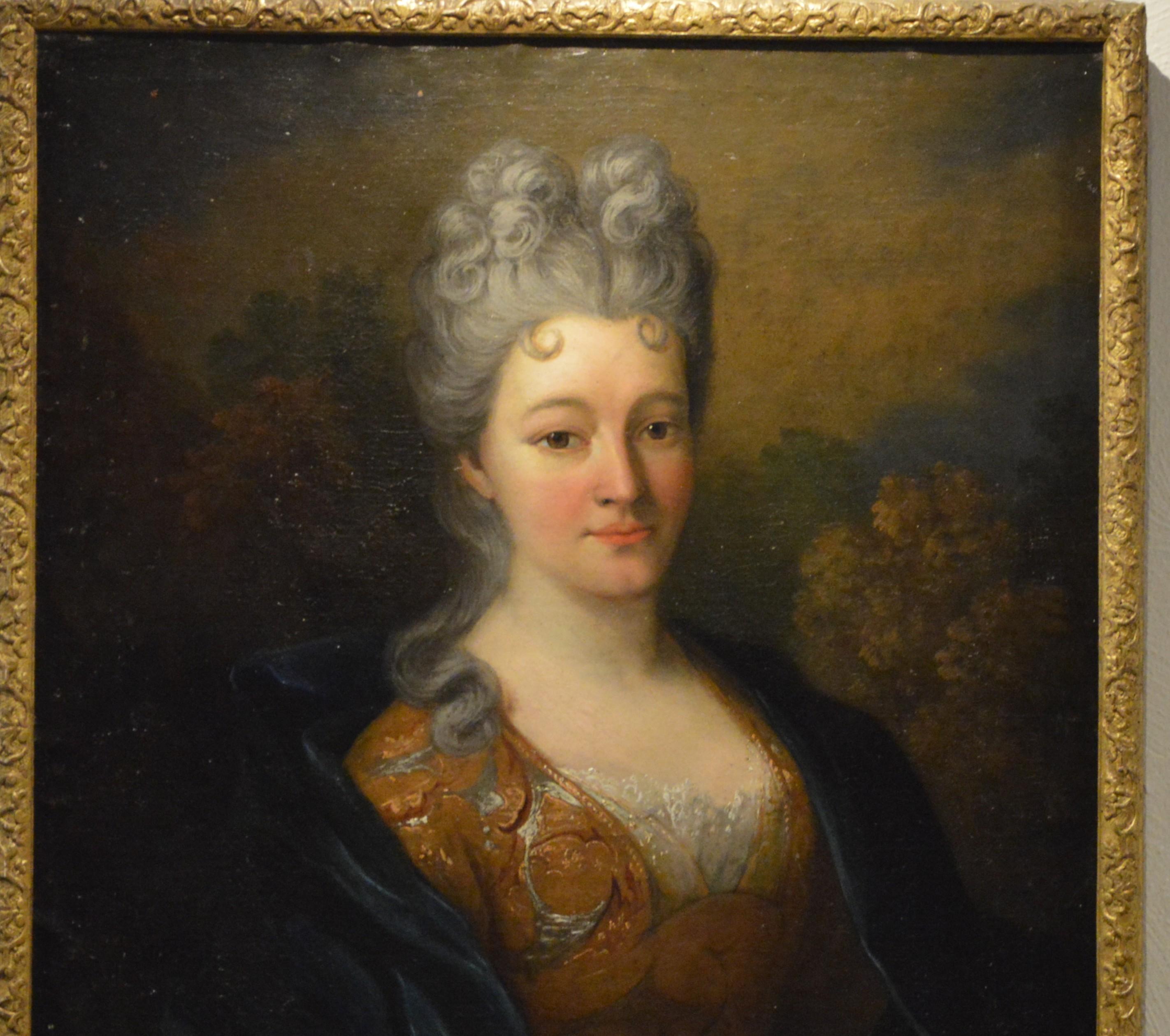 Attributed to MILLOT, Henri Portrait of a Lady For Sale 7