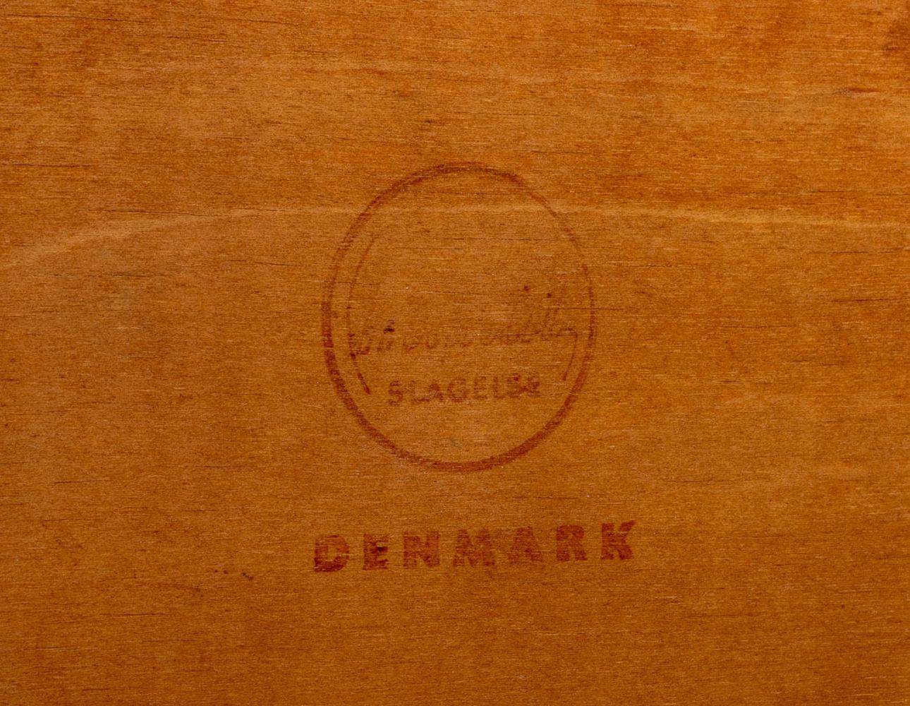 Mills-Denmark Danish Modern Walnut End Table For Sale 5