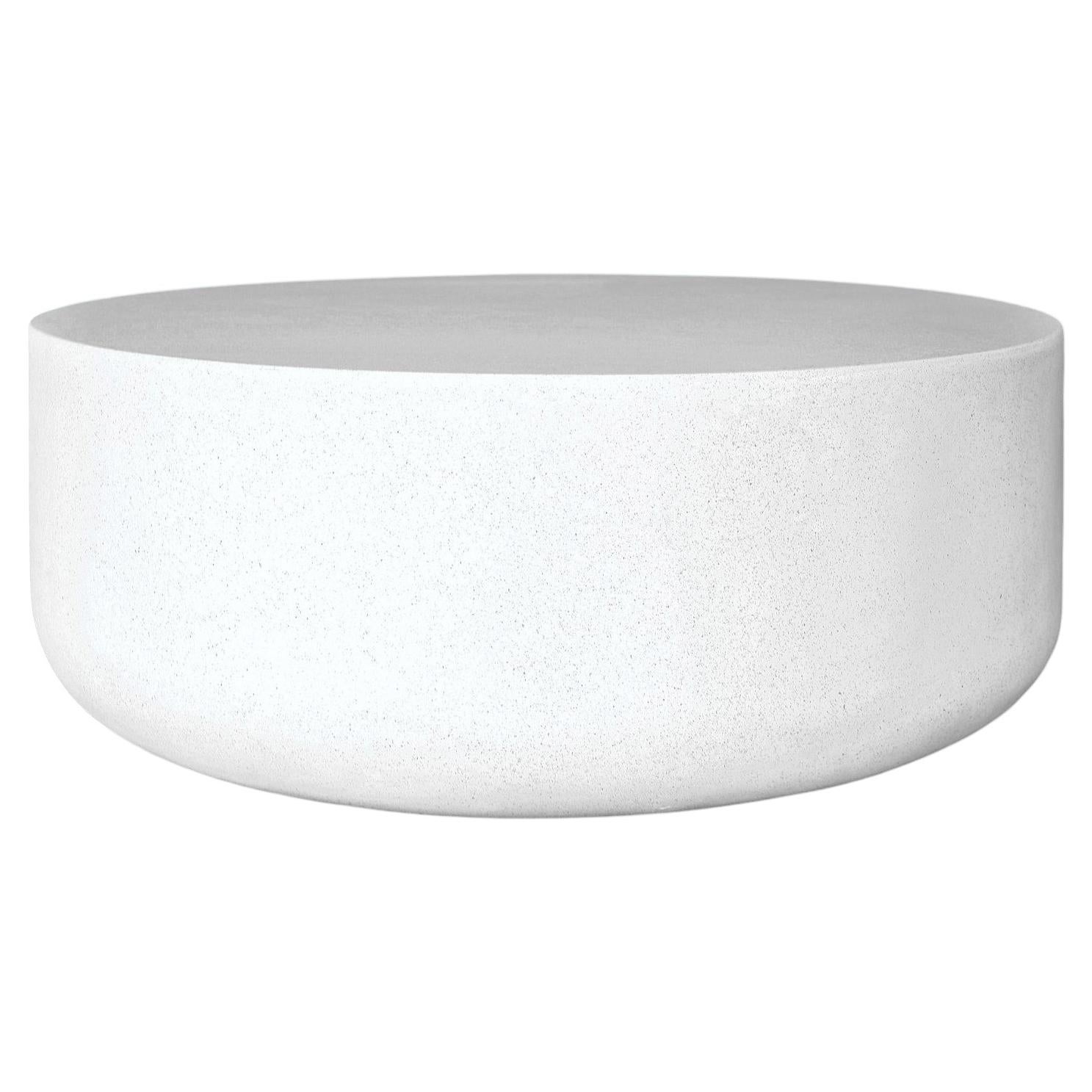 Millstone Low Table in Resin, Stone Aggregate & Fiberglass by Zachary A. Design