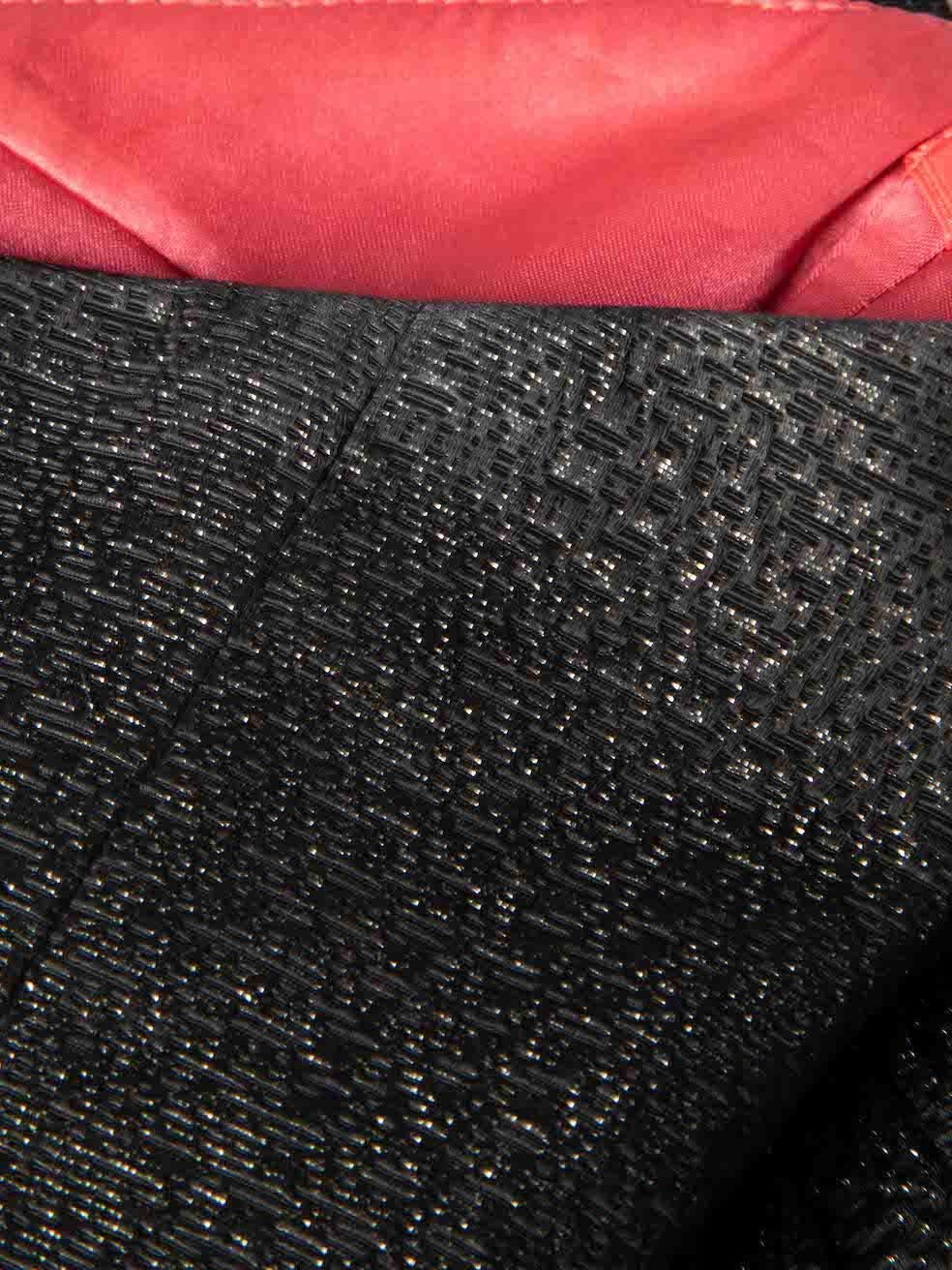 Mini robe sans bretelles à paillettes noires Milly Taille XXS Bon état - En vente à London, GB