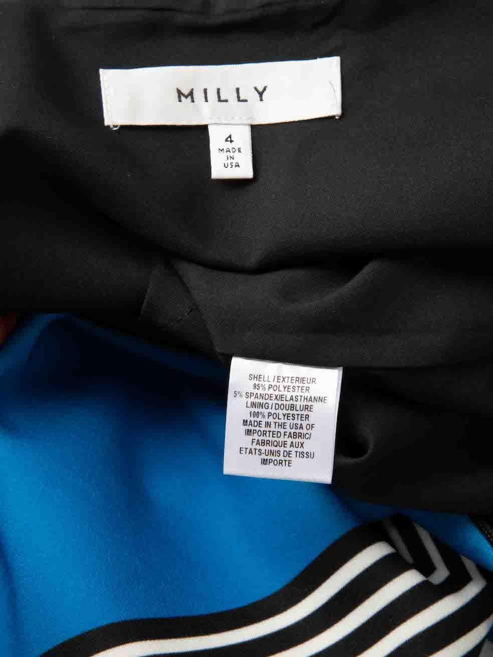 Women's Milly Colour Block Asymmetric Mini Dress Size S For Sale