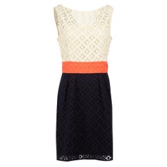 Mini abito con pannello in pizzo di Milly taglia M.