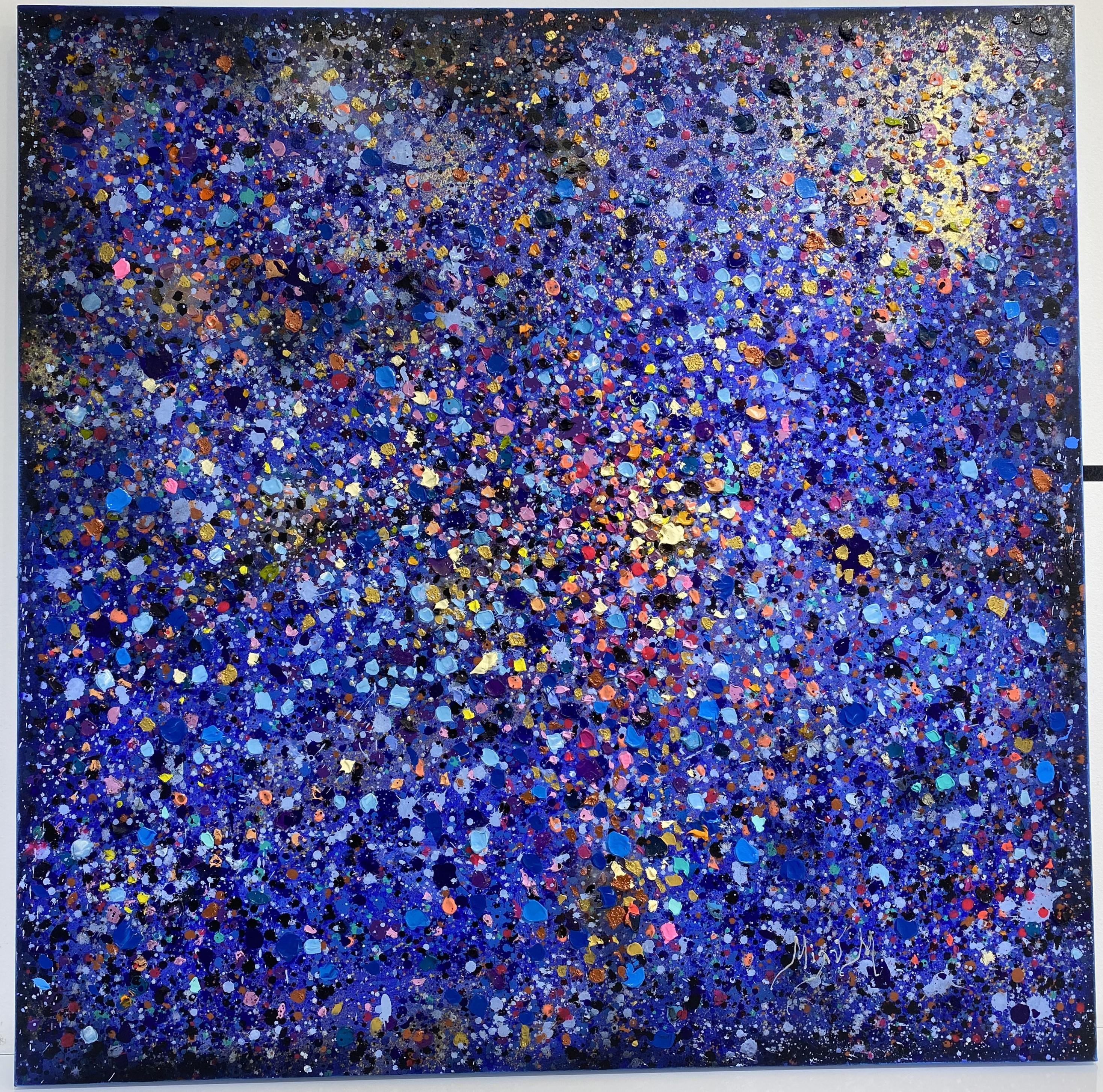 Milly Martionou Abstract Painting - Inner Universe 8.8