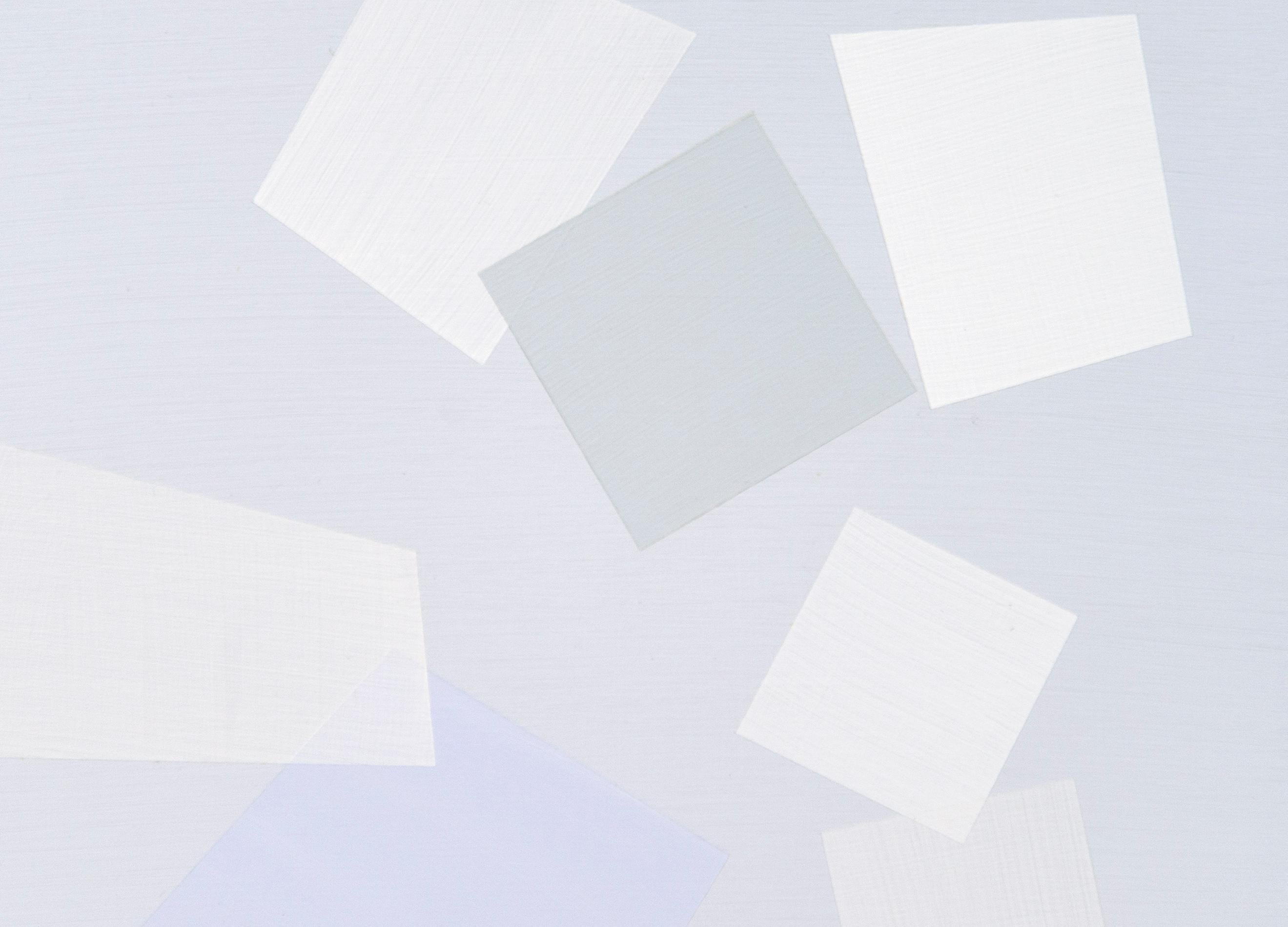 7 Pieces for Arvo Part - astratto geometrico, raggruppamento, acrilico su tela in vendita 7
