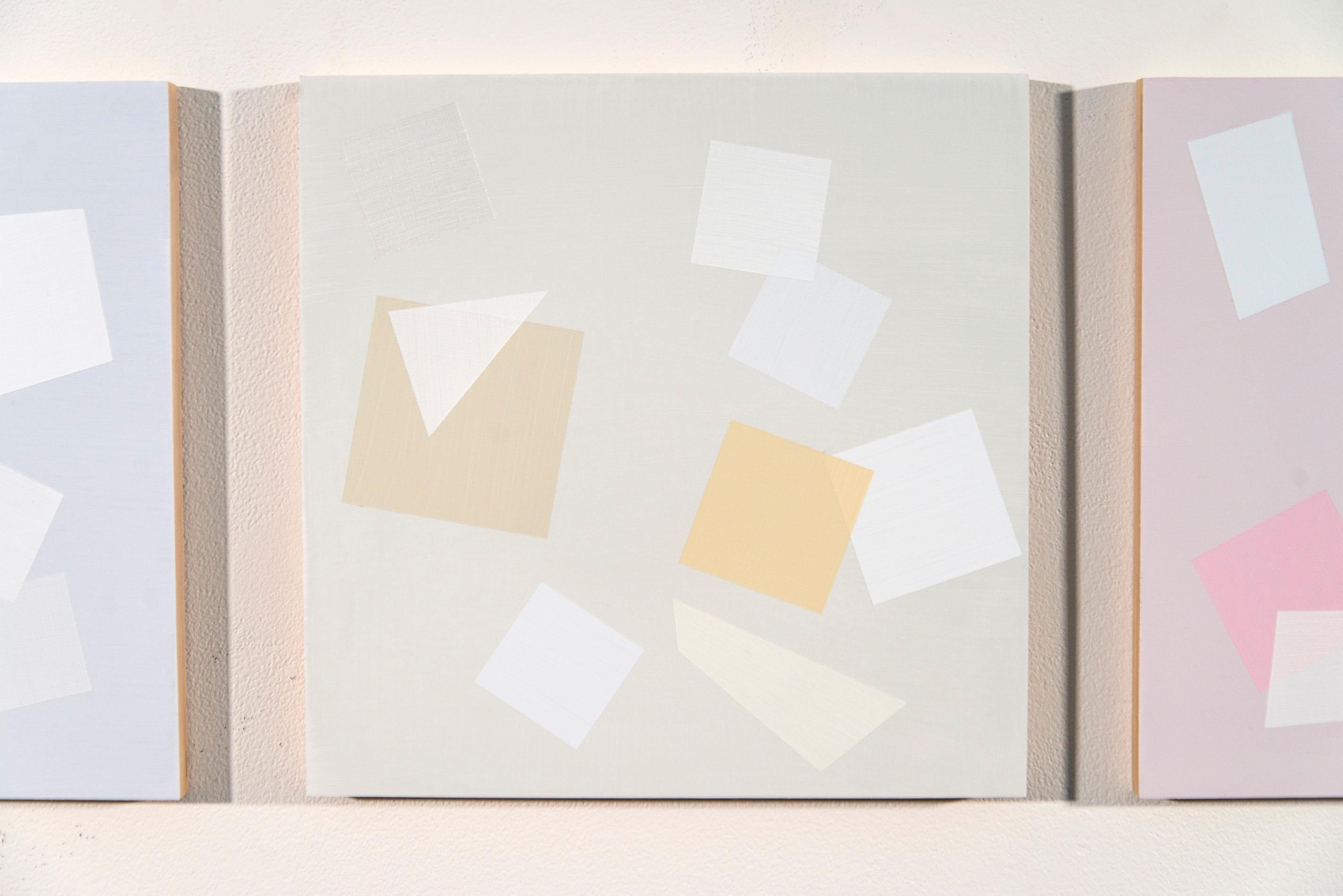 7 Pieces for Arvo One - légères, colorées, multiples, carrées, acrylique sur toile en vente 9