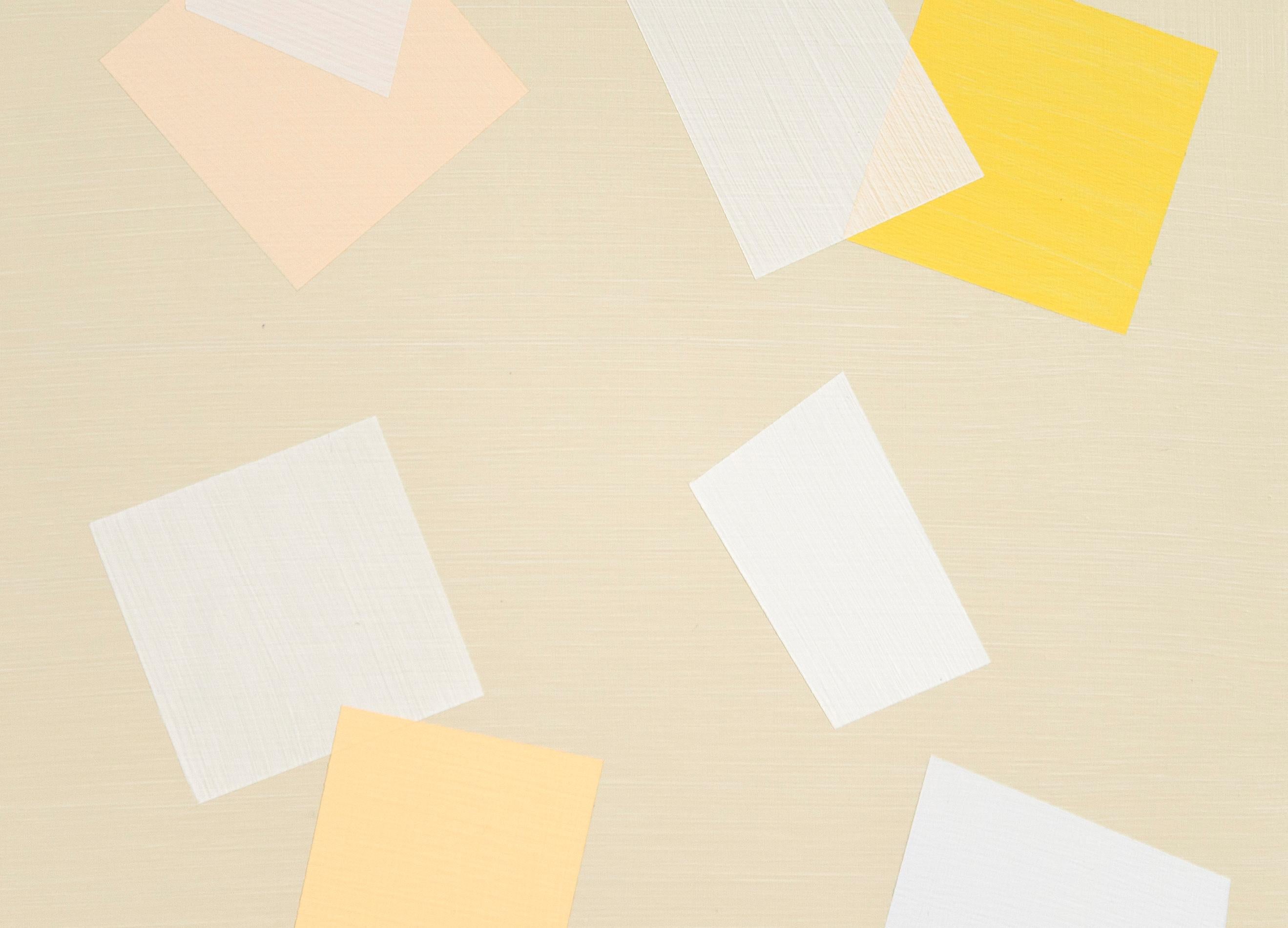 7 Pieces for Arvo Part - astratto geometrico, raggruppamento, acrilico su tela in vendita 10